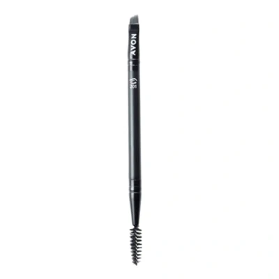 Image of Avon Eyebrow Duo Brush, with a Flat Brush for Applying Powder and Spoolie Comb Tidying Blending, Vegan Friendly Handle Made from Recycled Plastic.