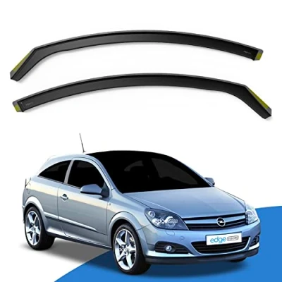 Image of EdgeVisors Wind Deflectors Set Fits: Vauxhall Astra H MK5 2005 2009 3 Door Hatchback 2pc