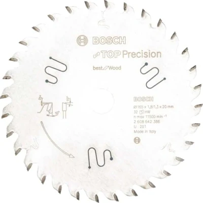 Image of Bosch 2608642386 Circular Saw Blade Top Precision Best for Wood