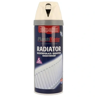 Image of Plasti kote 26100 400ml Radiator Gloss White