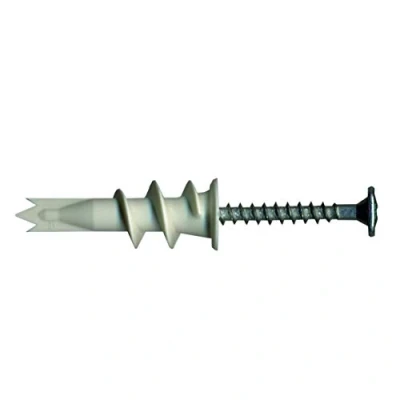 Image of fischer PDN Nylon Self Drill Plasterboard Fixings with Screw, 42795, 35 mm (100 Pieces)