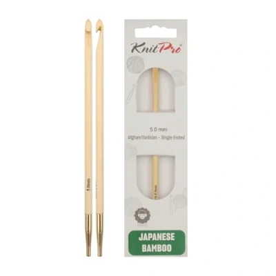 Image of KnitPro Bamboo Tunisian Crochet Hook 5.00mm 3pcs