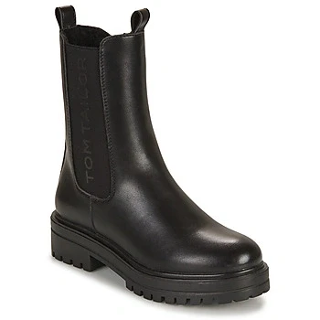 Image of Tom Tailor 480012 women&#039;s Mid Boots in Black