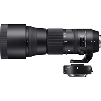 Image of Sigma ZB955 150 600 mm F5 6.3 DG OS HSM Contemporary Lens with TC 1401 Converter Kit for Nikon Camera Black