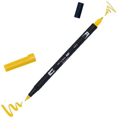Image of Tombow ABT 993 Dual Brush Pen Chrome Orange