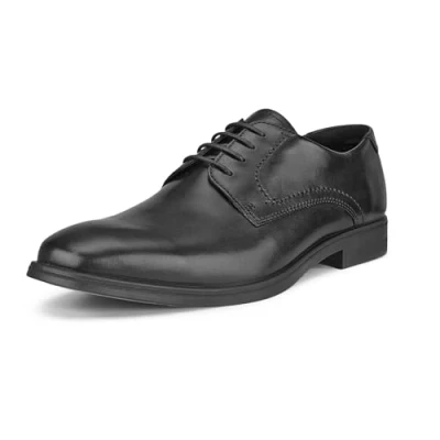 Image of Ecco Men&#039;s Shoes Melbourne Formal Lace Up Derby Dress Leather UK 13.5 14