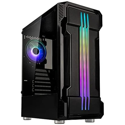Image of KOLINK Inspire K10 ARGB ATX Mid Tower PC Case Black, Black