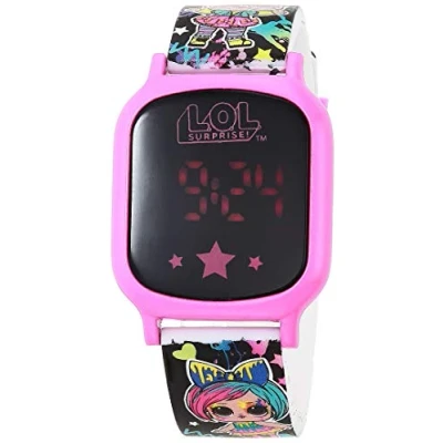 Image of L.O.L. Surprise! Girl&#039;s Digital Quartz Watch with Silicone Strap LOL4338AZ