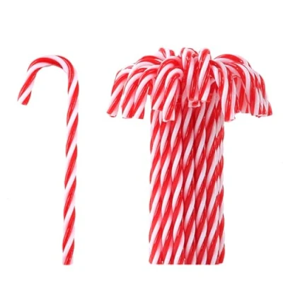 Image of HERZWILD 32pcs Christmas Tree Candy Cane Hanging Ornaments Pendant for Decorations no hole (wukong 13cm rot zuckerstangen)