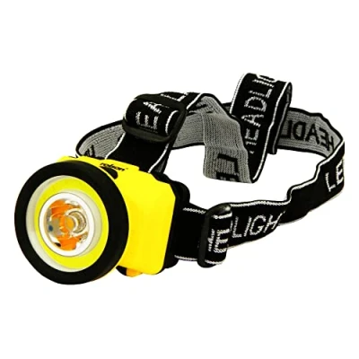 Image of Rolson 61461 LED and COB Head Lamp, Black