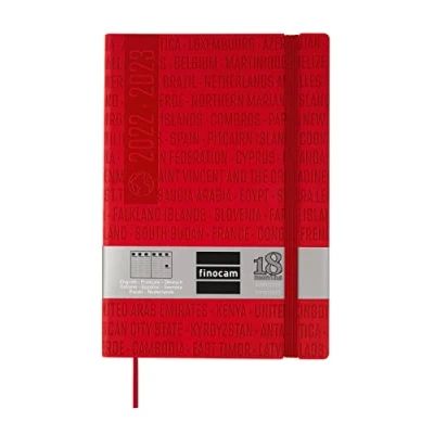 Image of Finocam Diary 2022 2023 Mara 18 Months Week to View Vertical July December (18 Months) Travel International