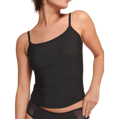 Image of Sloggi Women&#039;s Soft Adapt Spaghetti Shirt Shirts, Black, XXL