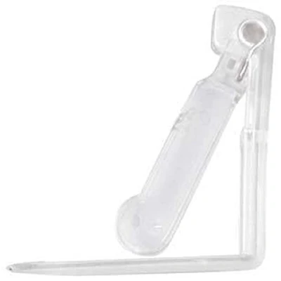 Image of d c fix Table Cloth Holder Clip Weight Kitchen Dining Room Living Garden Accessories Decoration Design Plastic Firm Hold Transparent Pack of 4