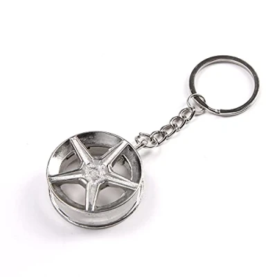 Image of Keyring Komonee Car Alloy Wheel Key Chain Motorbike Rim Keychain Bike Vehicle Mens Womens