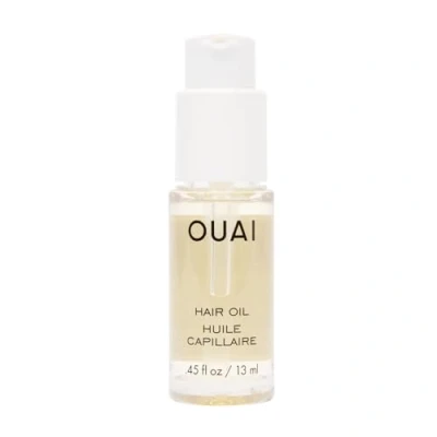 Image of OUAI Hair Oil Travel Size Heat Protectant for Frizz Control Adds Shine and Smooths Split Ends Color Safe Formula Paraben, Phthalate Sulfate Free 13ml