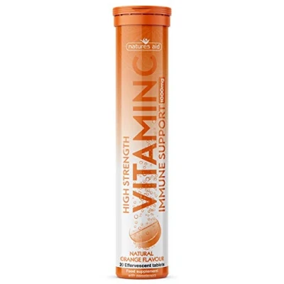 Image of Natures Aid 1000mg Vitamin C Effervescent Pack of 20 Tablets