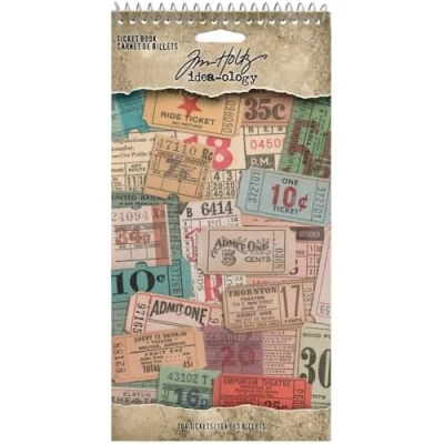 Image of Advantus Tim Holtz Ticket Book IDEA OLO 335/PKG, One Size