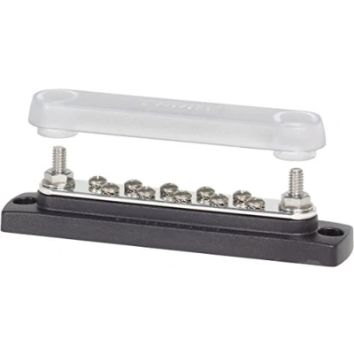 Image of Blue Sea Systems 2300 150 Amp Common BusBar with 10 screws and a cover