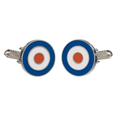 Image of RAF Roundel Shirt Cufflinks In GS Cufflink Box