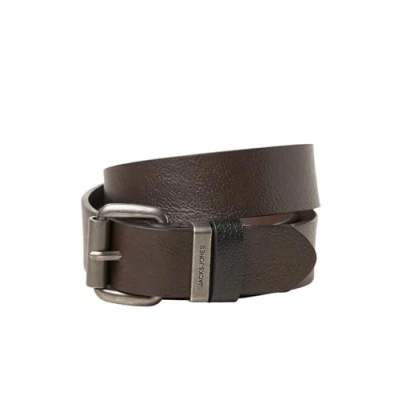 Image of Jack &amp; Jones Jacaron BELT Belt, Men&#039;s, Size: 38, Brown stone