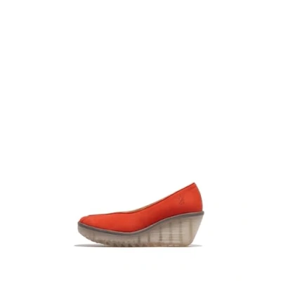 Image of Fly London YEIF566FLY Cupido Leather Women&#039;s Heels Shoes