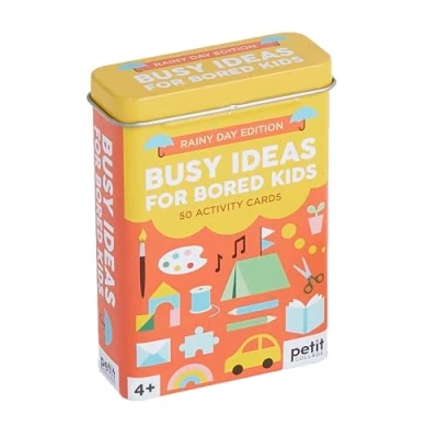 Image of Petit Collage PTC608 Busy Ideas for Bored Kids Activity Cards, Multicoloured, A6