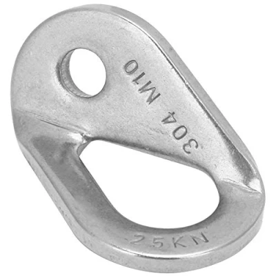 Image of RiToEasysports Expansion Nail Hanger,25KN Outdoor Climbing Piton Bolt Hanger Heavy Duty Stainless Steel Caving Anchor Protection Hiking Camping