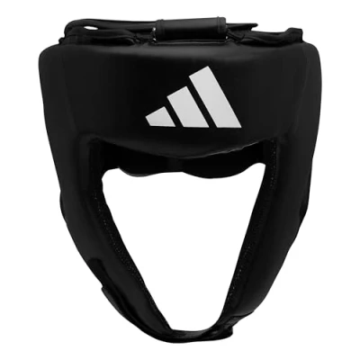 Image of Adidas IBA Style Training Head Guard Anti Slip, Adjustable, Cheek, Forehead, Chin Protection