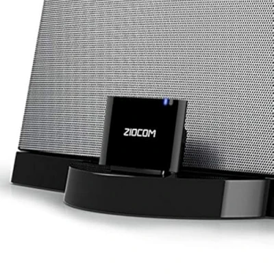 Image of ZIOCOM 30 pin Bluetooth Adapter for Bose SoundDock, Wireless Audio Receiver 30Pin iPhone iPod Dock Speaker, Not Suitable Cars or Motorcycles, Black