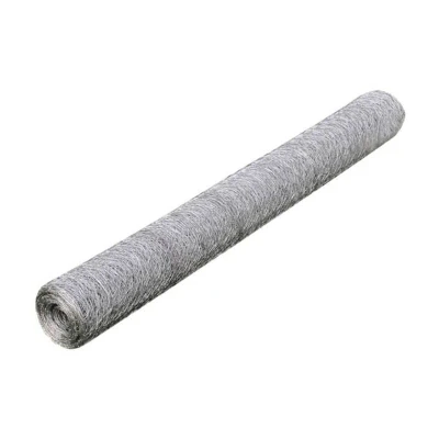 Image of vidaXL Chicken Wire Fence Galvanised Steel 25x0.5 m Silver