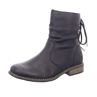 Image of Rieker Women&#039;s Z49l1 Fashion Boot, Black, 5 UK