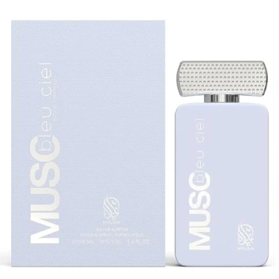 Image of Musc Bleu De Ciel Perfume for Men 100ml Bold Scent Amber Citrus Woody Fragrance Dylan Blue Pour Homme Eau Parfum