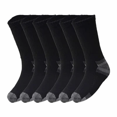 Image of AVENANT Mens Diabetic Socks Extra Wide Thick Socks, Seamless Toe Supper Soft Comfort Heel And Toe.Honeycomb Loose Top. (6 11, 3 Pair Black Honeycomb)