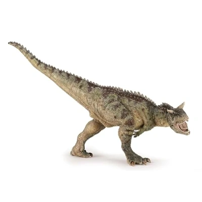 Image of Papo Large Dinosaur figurine Carnotaur, Prehistoric Carnivore, toy for Children from 3 Years Exploring Life and Paleontological Adventures. 19 cm