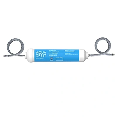 Image of AQUACREST 5KDC Under Sink Inline Water Filtration System, Direct Connect Filter, 12 Months Ultra High Capacity (1)