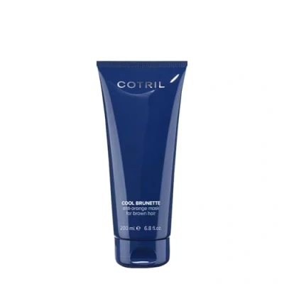Image of Cotril Cool Brunette Intense anti Orange Mask 200ml maschera arancio capelli castani