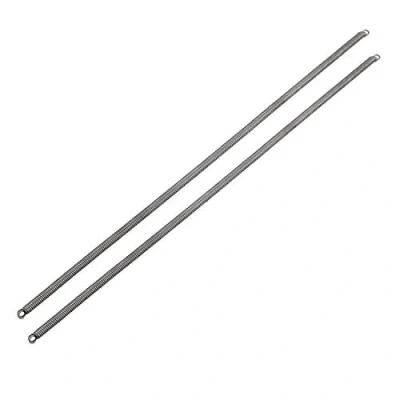 Image of Sourcingmap Extension Spring 1mm Wire Dia, 6mm OD, 300mm Free Length Steel Small Dual Hook Tension 2pcs