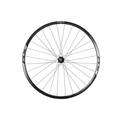 Image of Shimano WH RX010 disc road wheel, clincher 24 mm, black, front