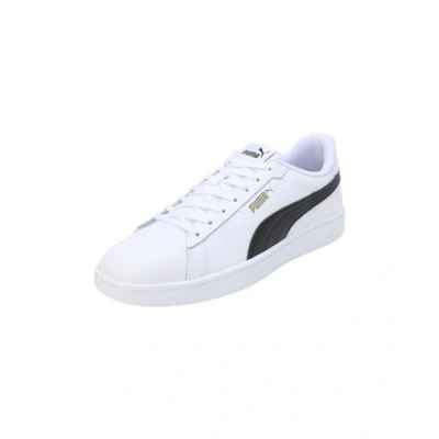 Image of Puma Smash 3.0 Trainers White black gold, Size: 10.5, gold leather and imitation
