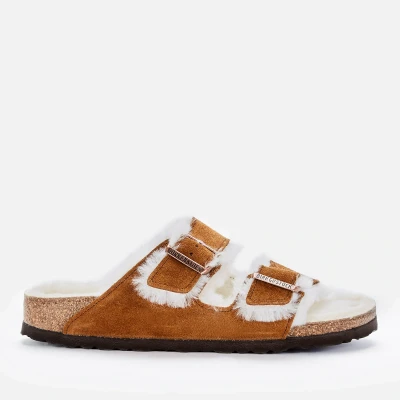 Image of Birkenstock Women&#039;s Arizona Shearling Slim Fit Sandals UK 8