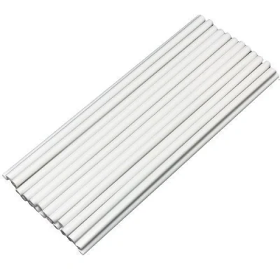 Image of x10 8 Inch White Plastic Cake Dowels/Pillars