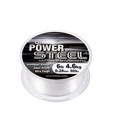 Image of Ultima Power Steel Super Strong Mono Fishing Line Crystal, 600m, 0.23 mm 6.0 lb