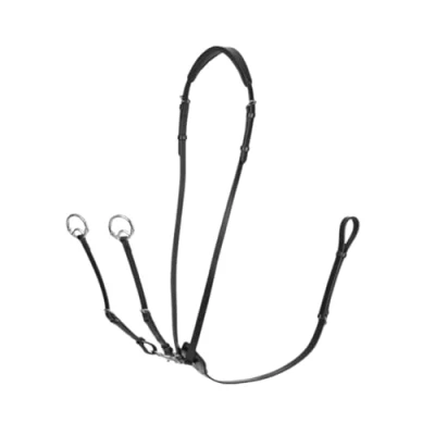 Image of LeMieux Kudos Running Martingale Black/Silver Full