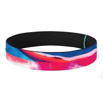 Image of FlipBelt Classic Running Belt for Phone and Small Accessories, Exercise Waist Pouch Women Men, XL, Acrylic Summer