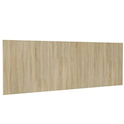 Image of vidaXL Wall Headboard Home Bedroom Furniture Accessory Decorative Bed Panel Header Decor Sonoma Oak 240x1.5x80 cm Engineered Wood