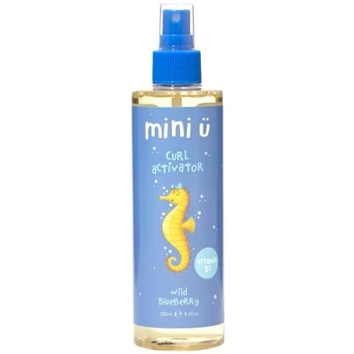Image of Mini U Wild Blueberry Curl Activator for Curly Hair with Aloe Vera Frizz Control &amp; Fluffy Flyaways Scented Spray Suitable Children 250 ml