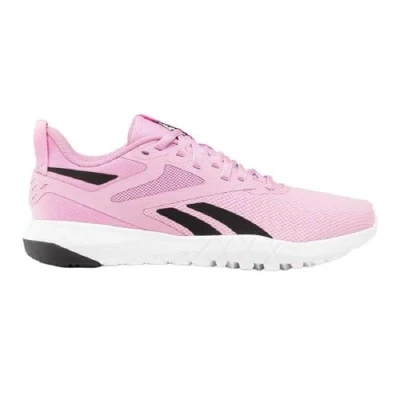 Image of Reebok Flexagon Force 4 Training shoe, Women&#039;s, Size: 8.5, Pink/black/laspin Textile/synthetics