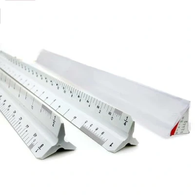 Image of Liquidraw Imperial Triangular Scale Ruler 12&quot;, Architectural