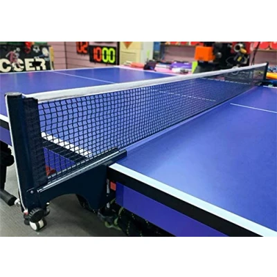 Image of Home Table Tennis Net Portable Ping Pong Replacement Adjustable Foldable Outdoor Sports Equipment for Indoor or Court Backyard Schoolyard Pool Beach Driveway