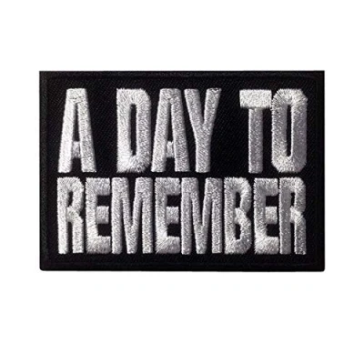 Image of ADTR Embroidered Patch Iron on T Shirt Jacket Denim Jean Decorate Custom Handmade Gift Craft Enjoy Rocker